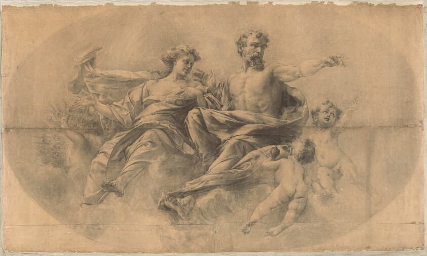 Zeus and Hera — Karel Vitezslav Masek