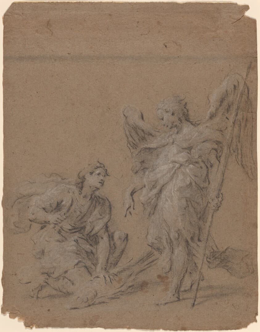 Tobias and the Angel — Martin Johann Schmidt