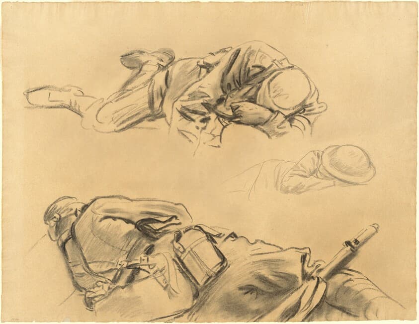 Studies for "Gassed" — John Singer Sargent