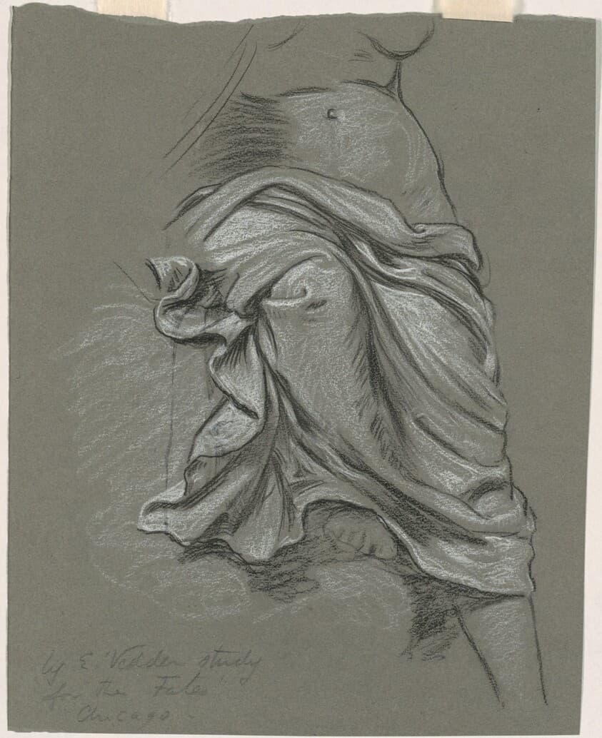 Study for "The Fates Gathering in the Stars" — Elihu Vedder