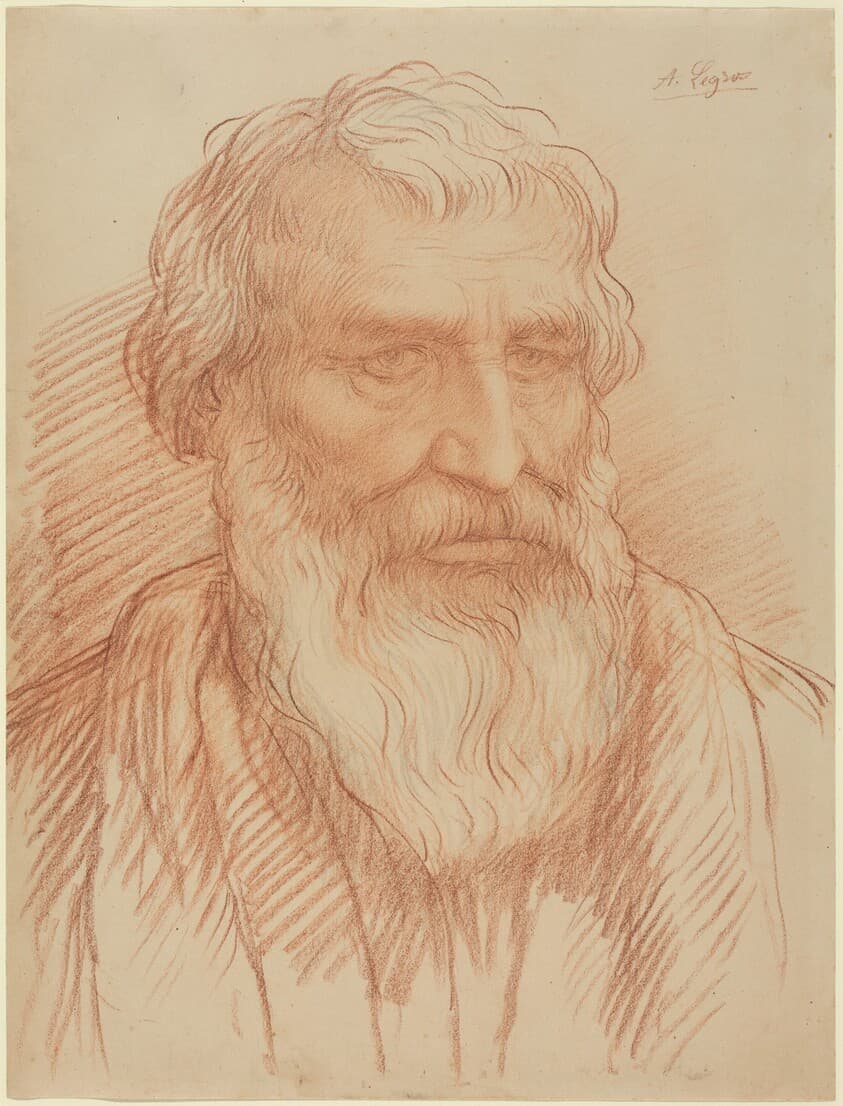 Study of a Head — Alphonse Legros