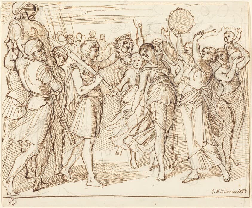 The Triumph of David — Julius Schnorr von Carolsfeld
