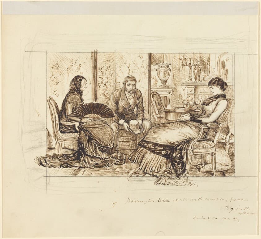 "Barrington bore it all with exemplary patience" — George Du Maurier