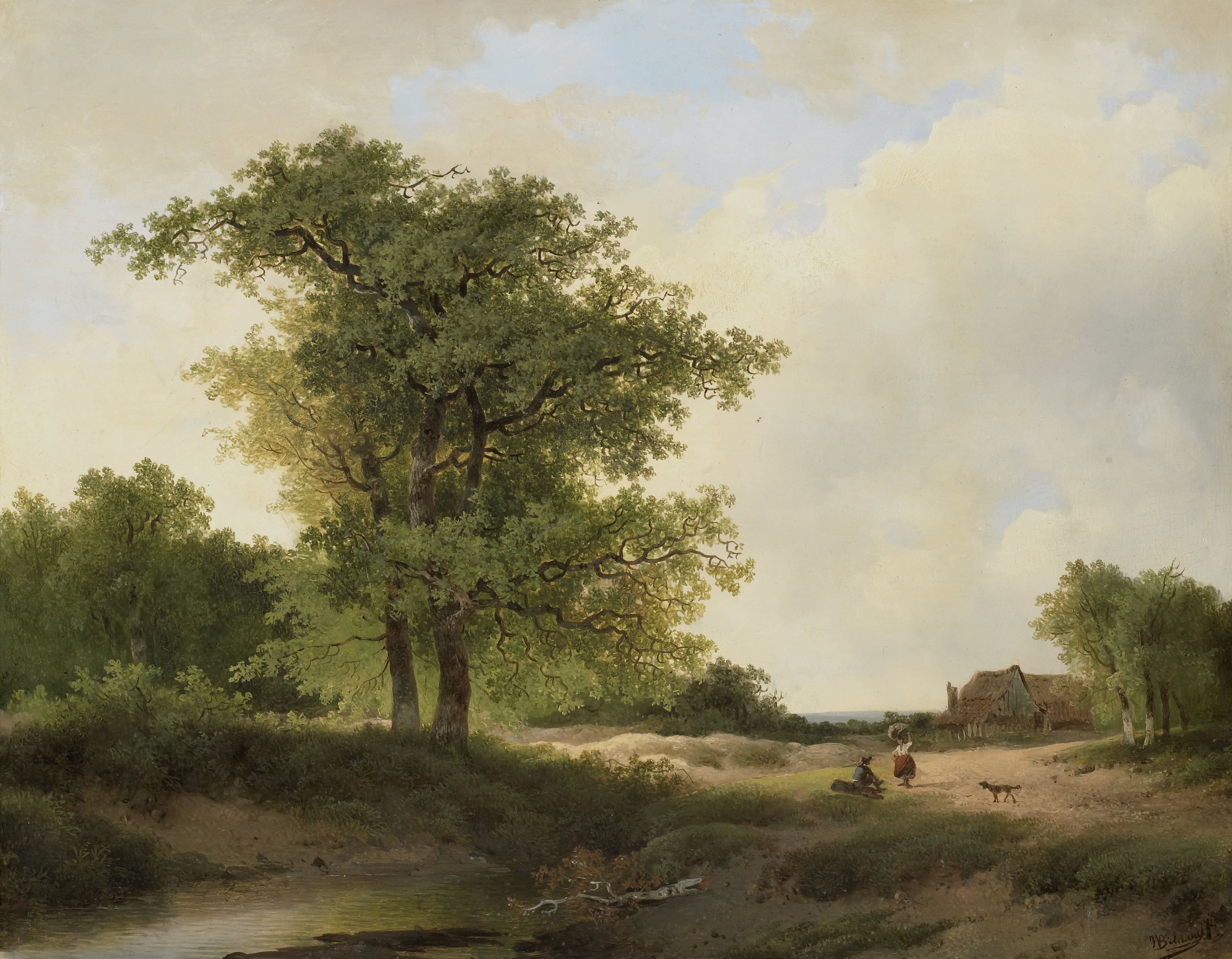 Landscape with Farmstead — Johannes Warnardus Bilders