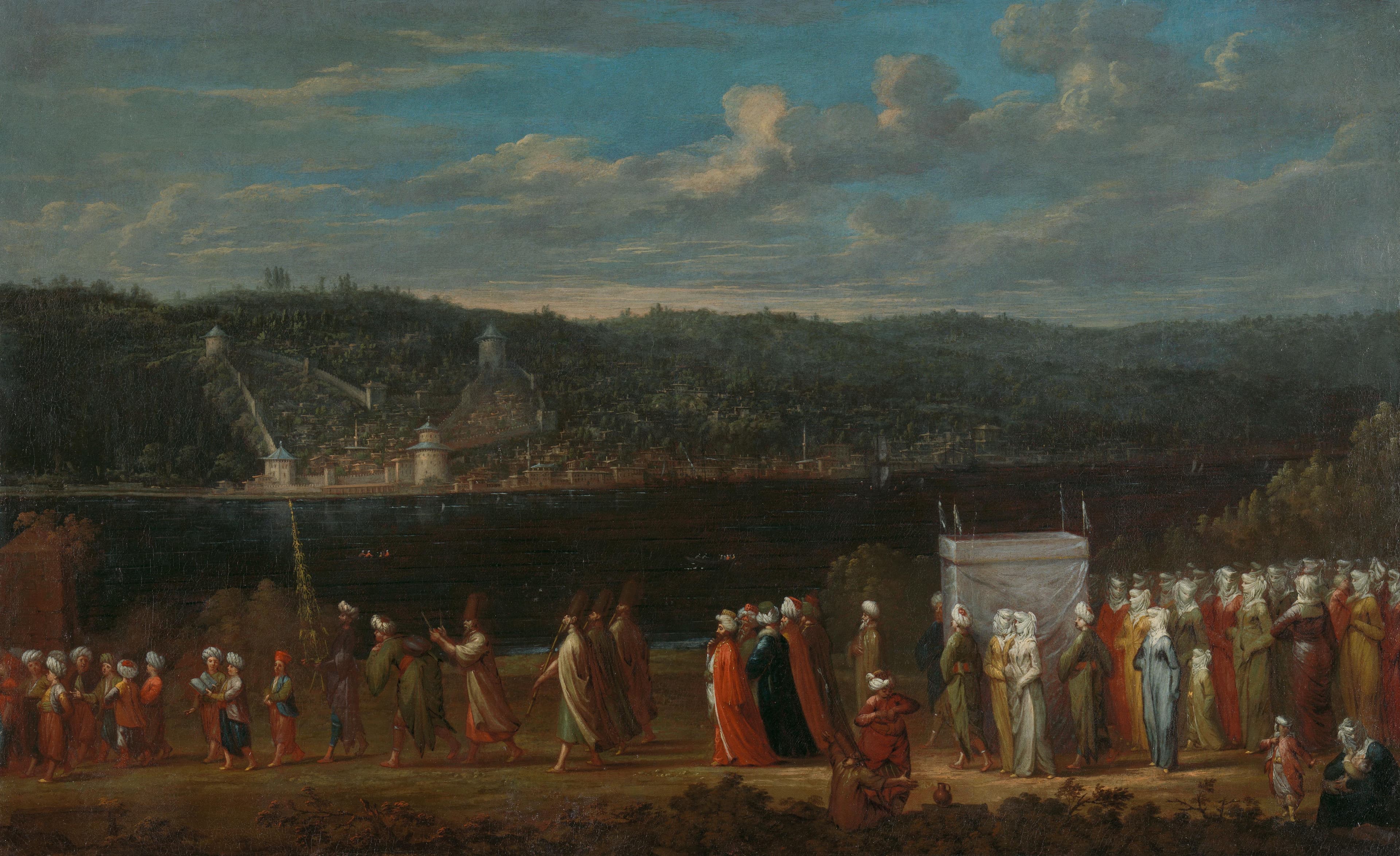 Turkse bruiloft — Jean Baptiste Vanmour