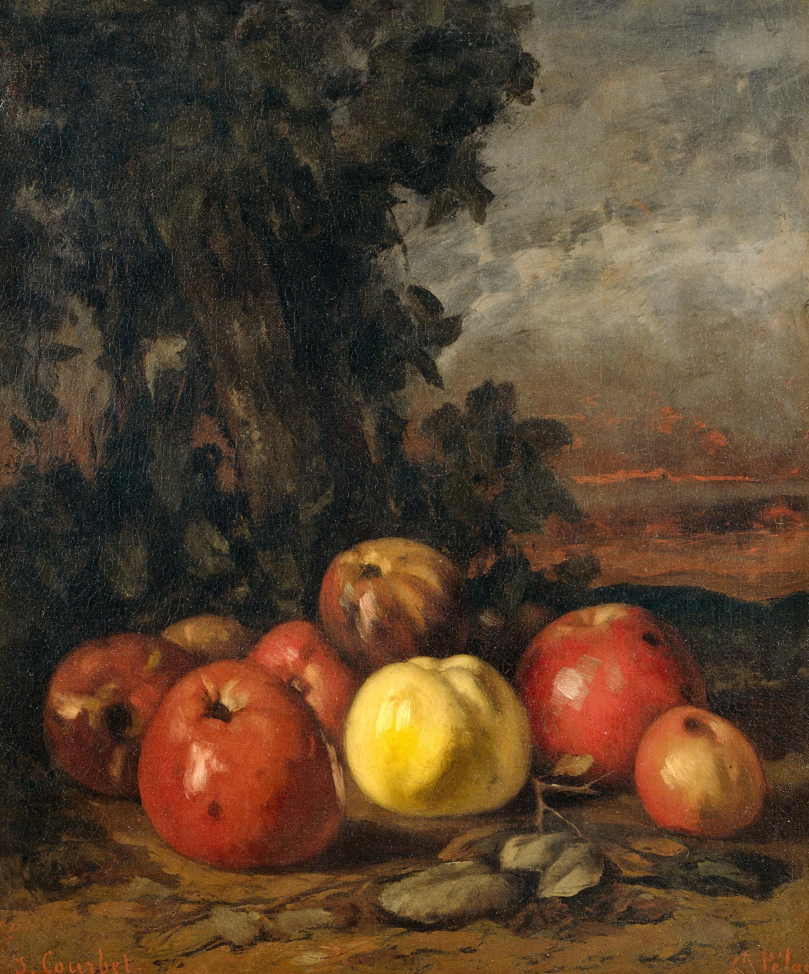 Still Life with Apples — Gustave Courbet