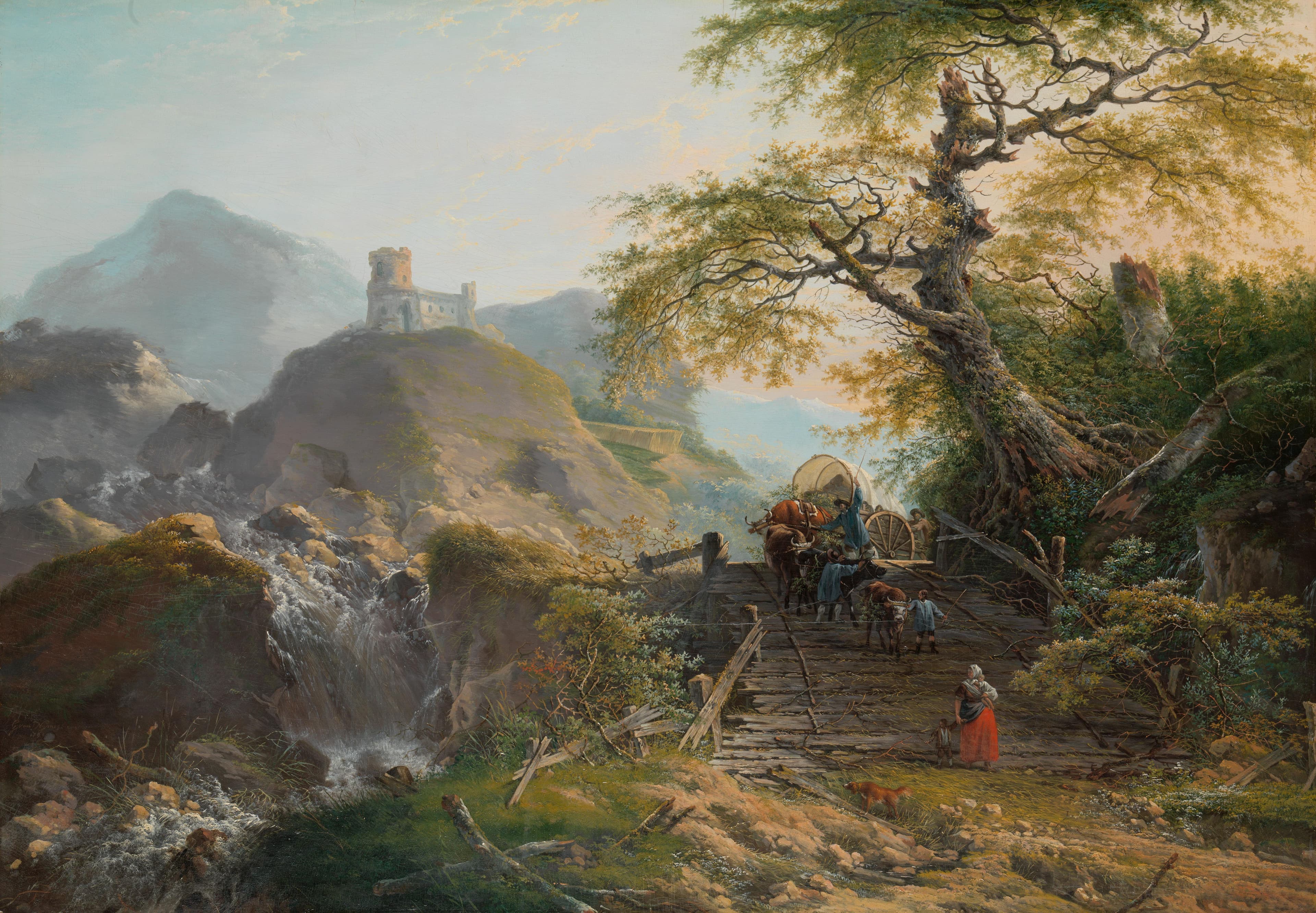 Berglandschap bij Düsseldorf — Gerard van Nijmegen
