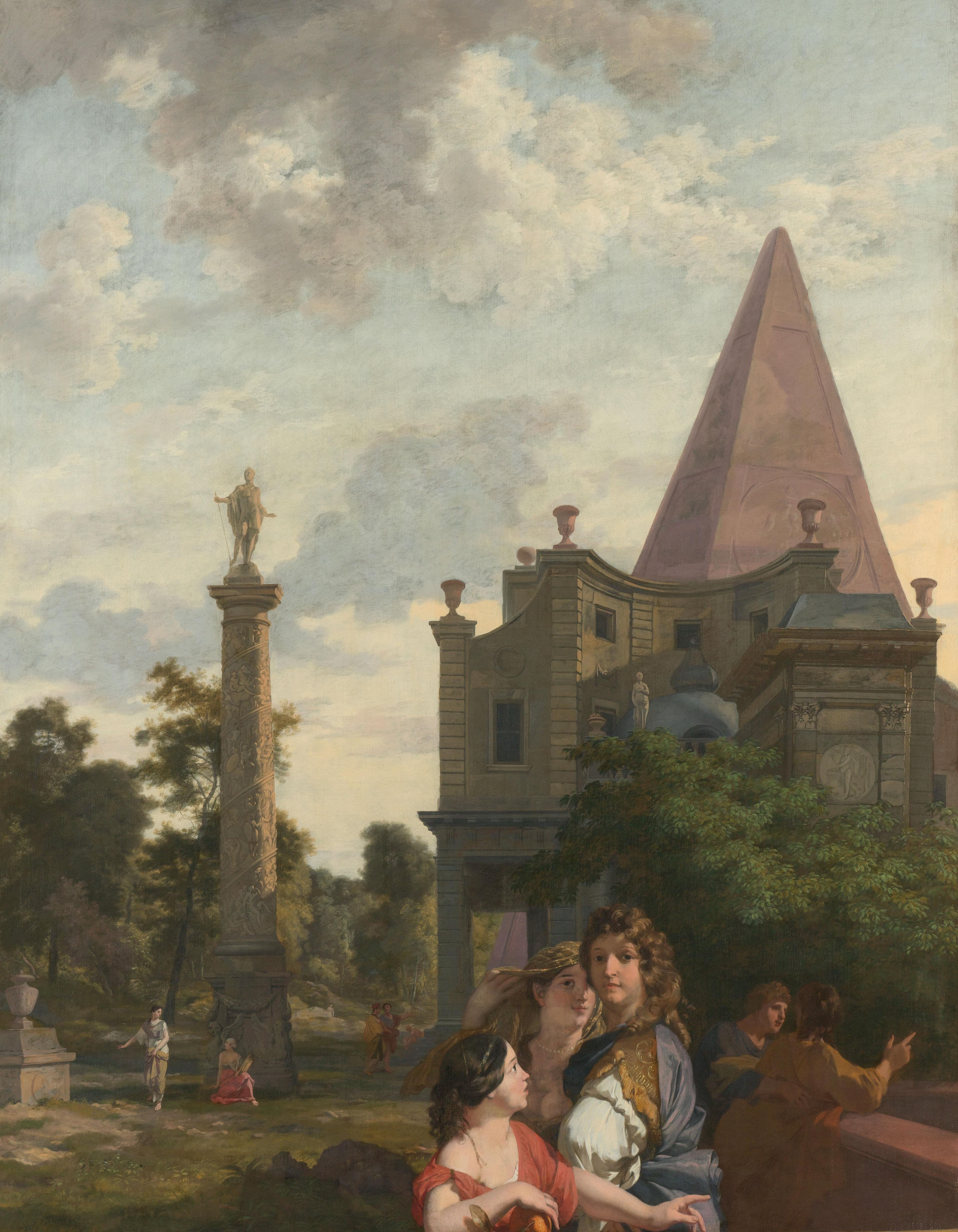 Kamerbeschildering voor het huis van Jacob de Flines te Amsterdam — Johannes Glauber