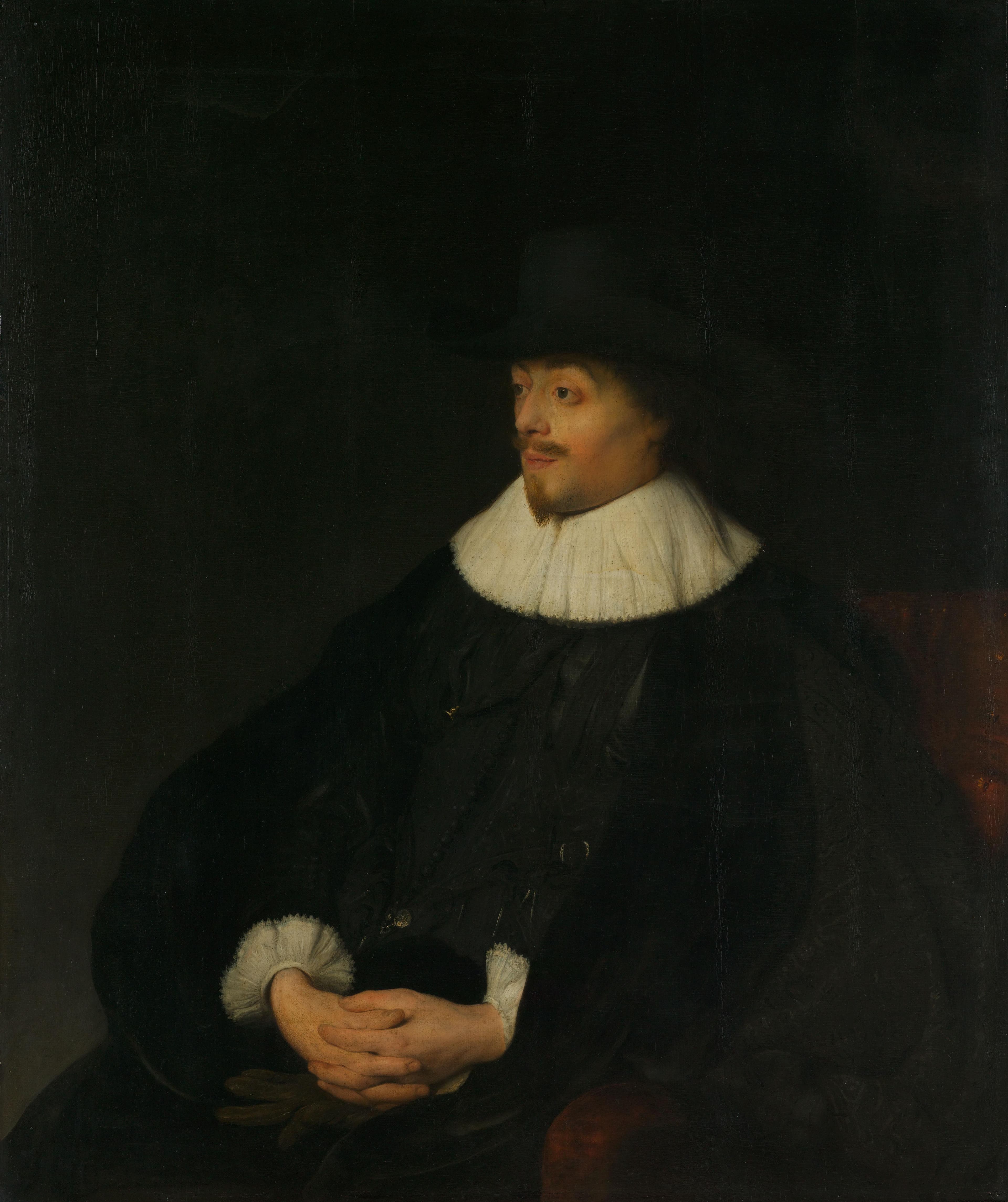 Portret van Constantijn Huygens — Jan Lievens