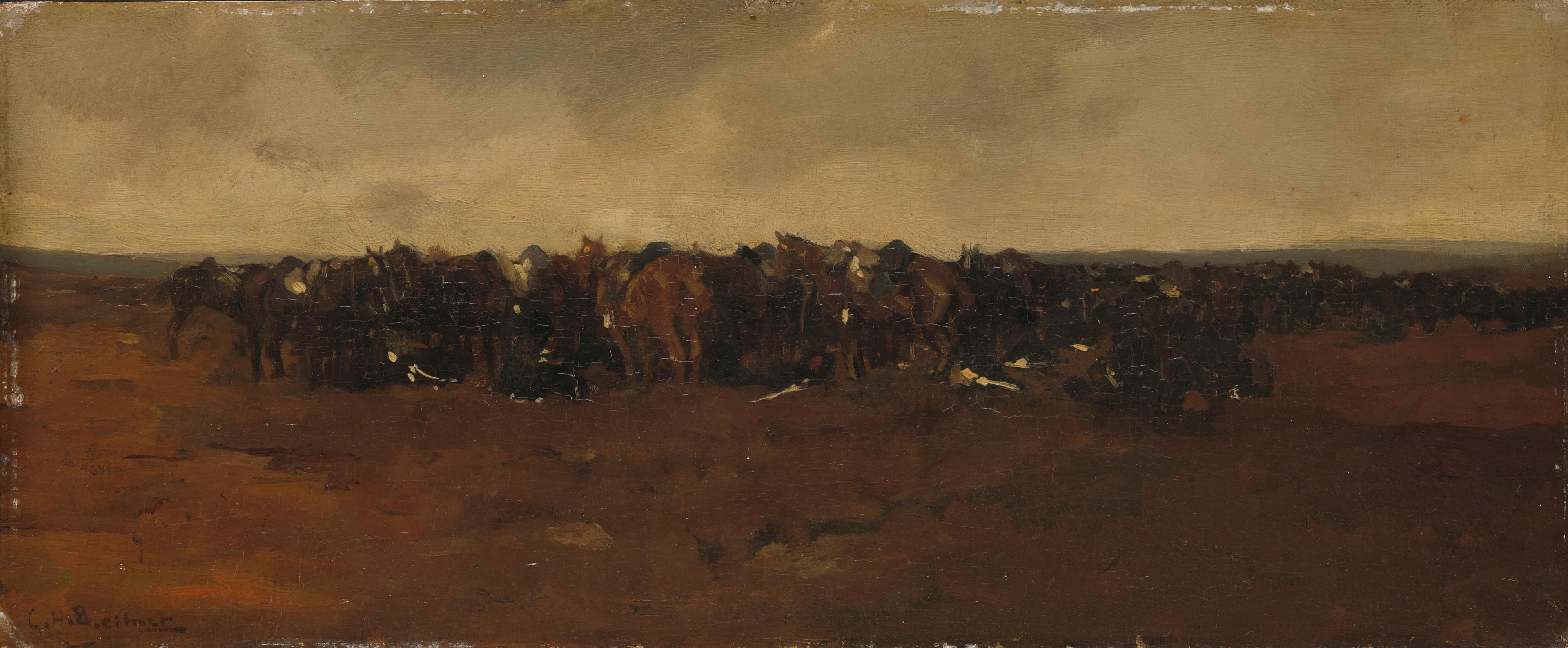 Rustende cavalerie — George Hendrik Breitner