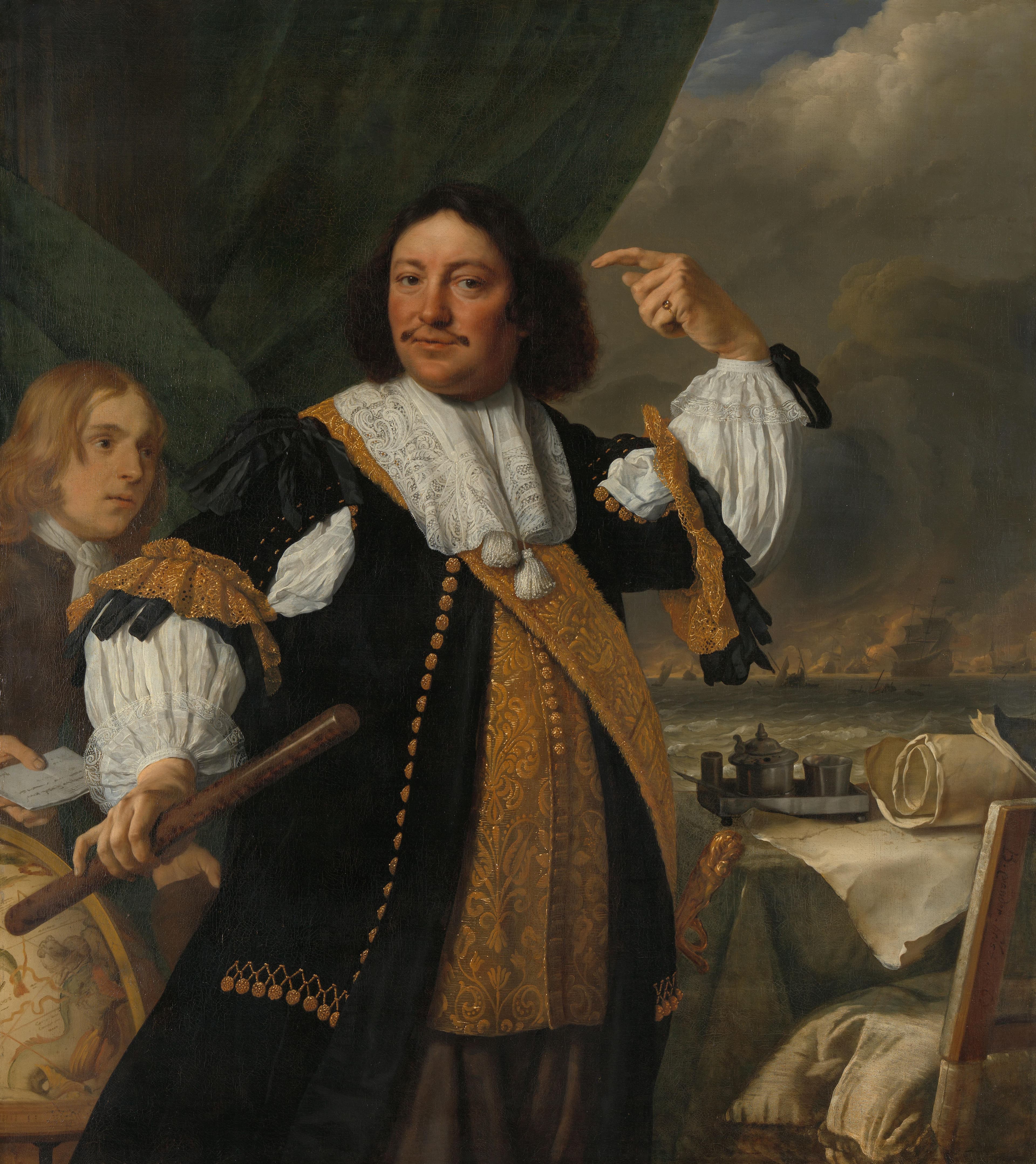 Aert van Nes (1626-93). Luitenant-admiraal — Ludolf Bakhuysen