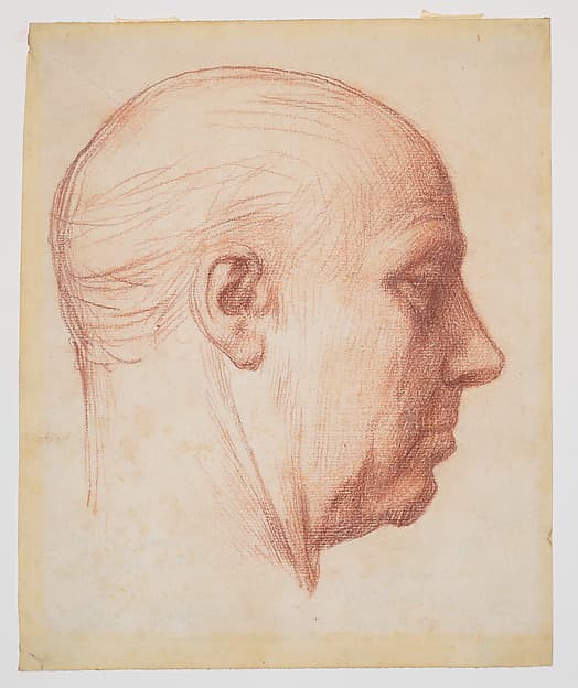 Profile of a Man — Alphonse Legros