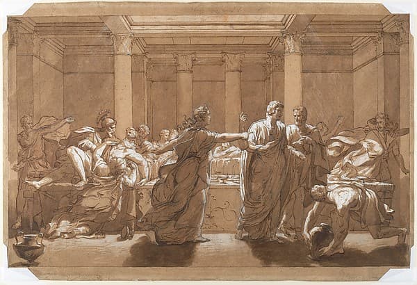 The Death of Britannicus — Alexandre Denis Abel de Pujol