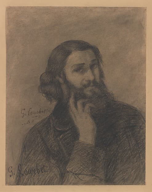 Self-Portrait — Gustave Courbet