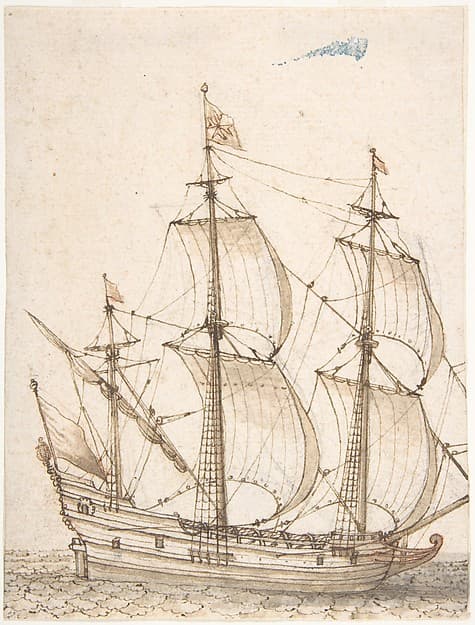 Old Ship Model — Willem van de Velde I