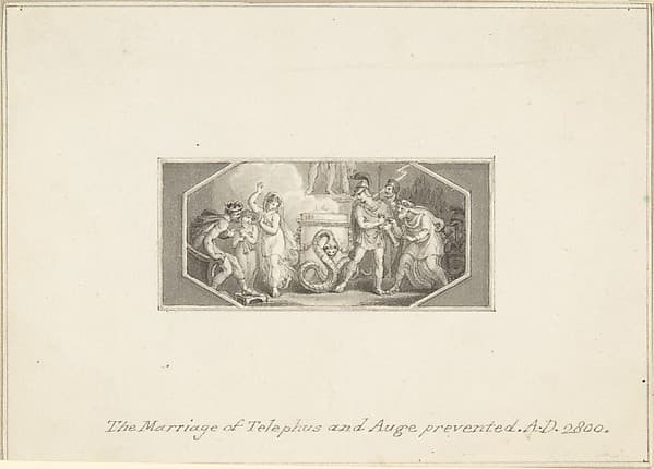 The Marriage of Telephus and Auge prevented — Edward Francis Burney