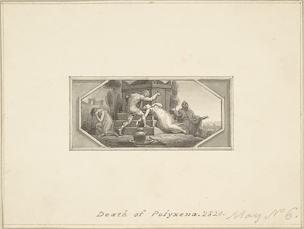 Death of Polyxena — Edward Francis Burney