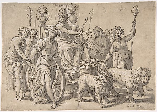 The Triumph of Cybele, after Paolo Fiammingo's "Triumph of Earth" — Hans Friedrich Schorer