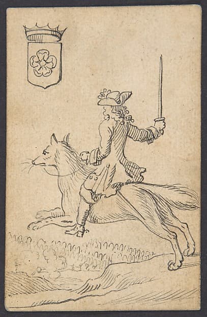 Rose King: A Man Astride a Fox — Johannes Brandenberg