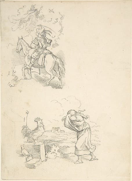 Two Designs for Illustration — Adrian Ludwig Richter