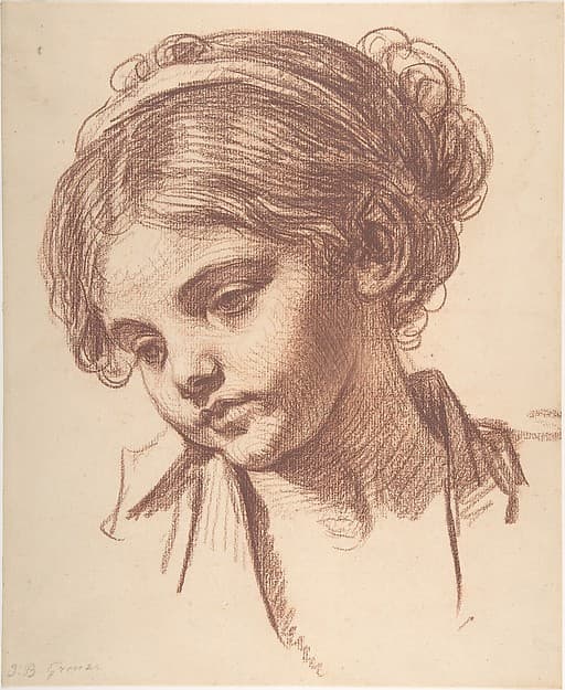 Child's Head — Jean-Baptiste Greuze