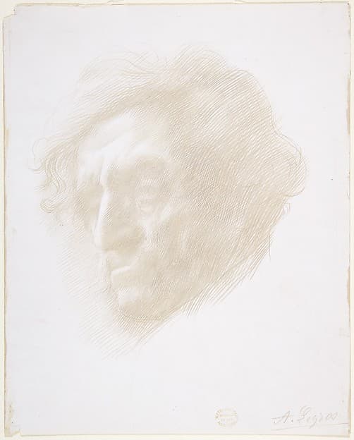 Head of a Man — Alphonse Legros