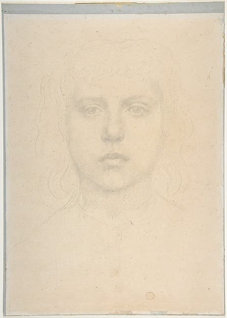 Head of a Girl — Alphonse Legros