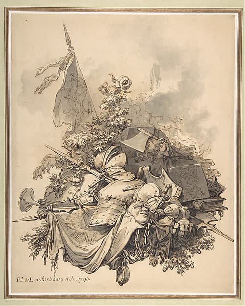 The House of York — Philippe Jacques de Loutherbourg