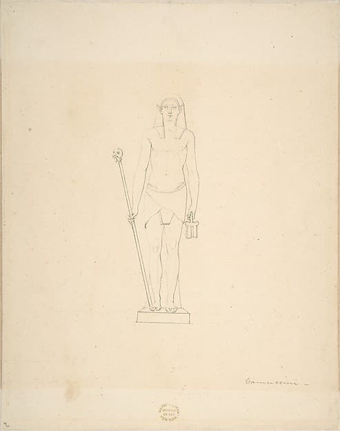 Standing Egyptian Figure — Vincenzo Camuccini