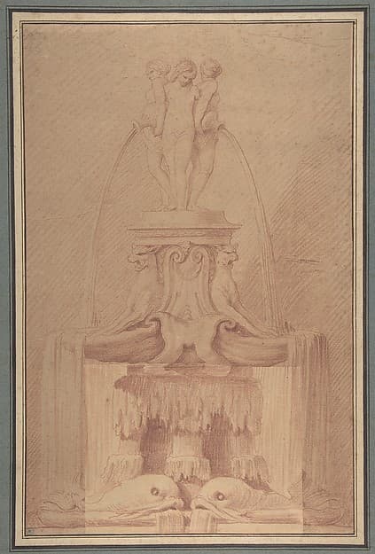 Fountain Surmounted by Three Nymphs — Edme Bouchardon