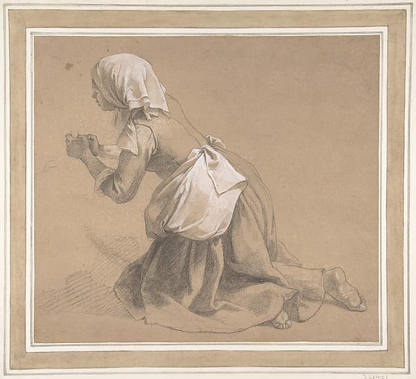 Kneeling Milkmaid — Francesco Londonio