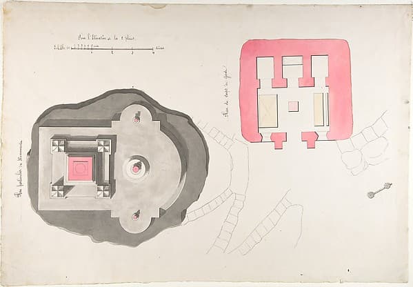 Project for the Monument de la Montagne, Orléans — Claude Mathieu Delagardette