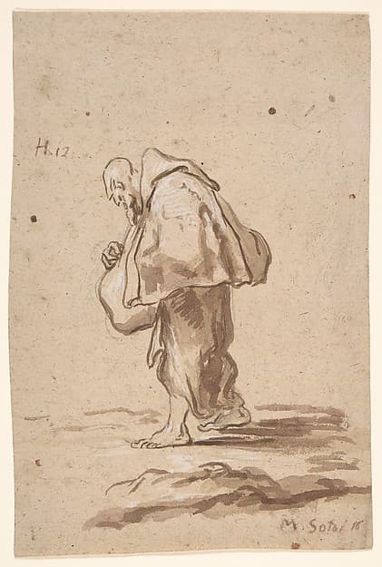 Standing Pilgrim Friar — Alessandro Magnasco