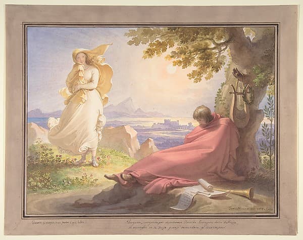 Tasso Contemplating Beauty — Tommaso Minardi
