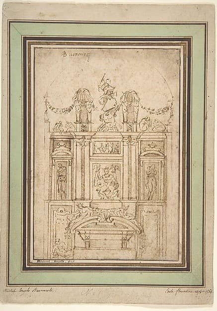 Architectural Study — Michelangelo Buonarroti