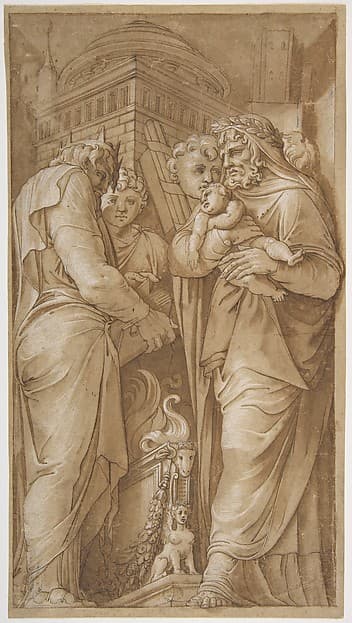 Roman Scene — Polidoro da Caravaggio