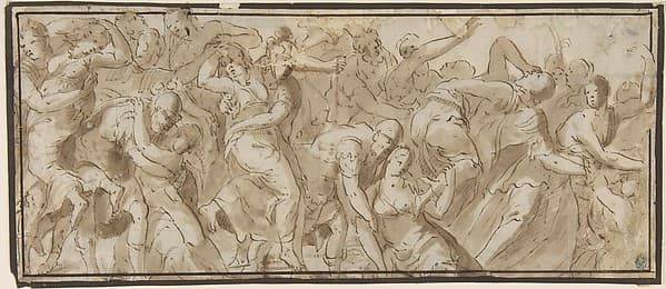 Rape of the Sabines — Polidoro da Caravaggio