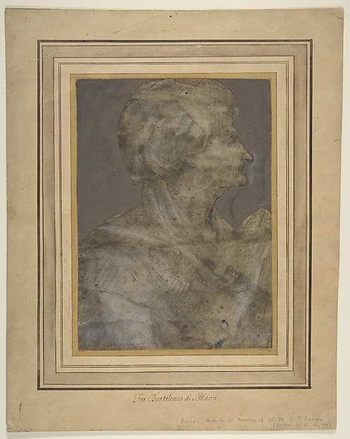 Bust Of an Old Woman in Profile to Right — Rosso Fiorentino