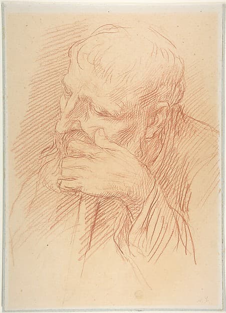 Study of a Head — Alphonse Legros