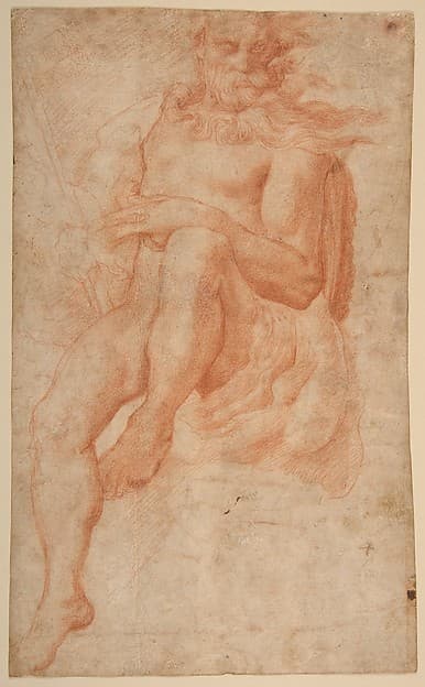 Study for the Figure of Aeolus — Pellegrino Tibaldi