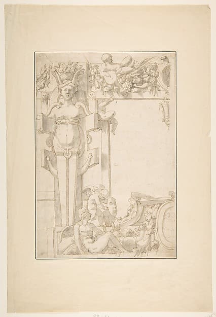 Design for a Wall Decoration — Rosso Fiorentino
