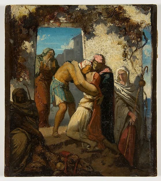 A Scene from the Story of Tobit — Henri Lehmann