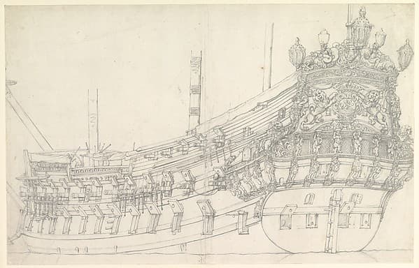 Dutch Ship: The Tholen (?) — Willem van de Velde I