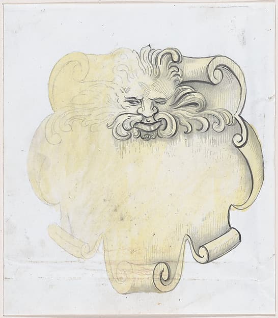Study for a bronze name plate for Edward D. Adams — Alphonse Legros