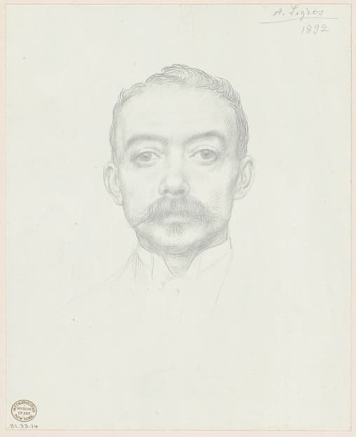 Portrait of Edward D. Adams — Alphonse Legros