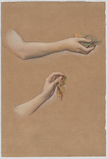 Study of Arms for "The Cadence of Autumn" — Evelyn De Morgan