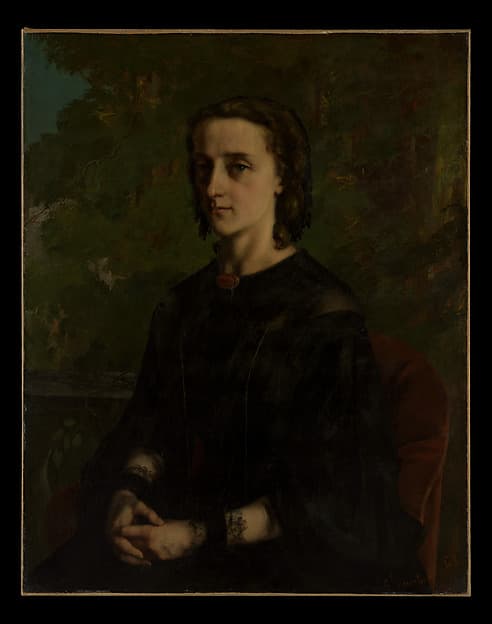 Madame Frederic Breyer (Fanny Hélène Van Bruyssel, 1830–1894) — Gustave Courbet