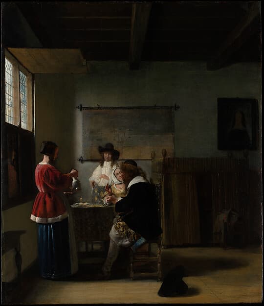 The Visit — Pieter de Hooch