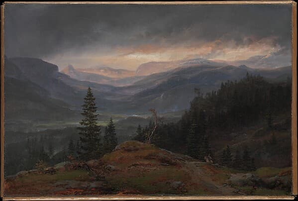View over Hallingdal — Johan Christian Dahl