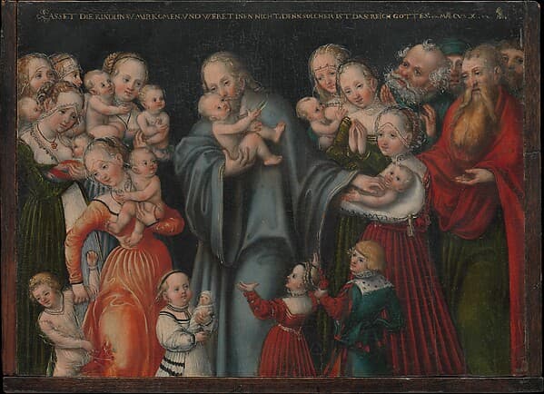 Christ Blessing the Children — Lucas Cranach the Younger and Workshop